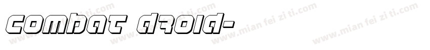 Combat Droid字体转换